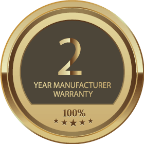 2 Year Manufacturer Warranty